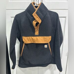 Carhartt Black and Brown Relaxed Fit Jacket